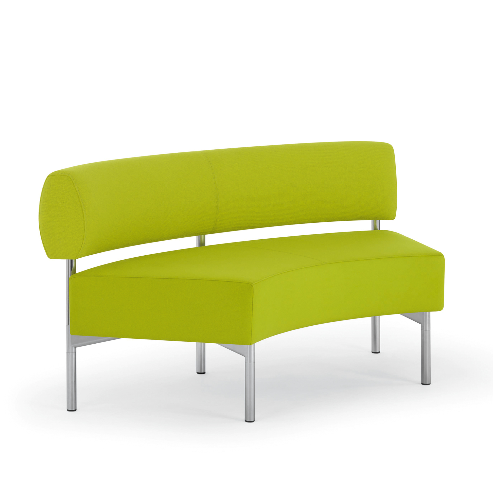 Playground Modular 60-Degree Bench with Backrest