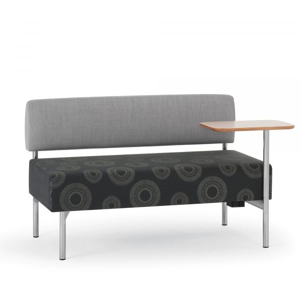 Playground Modular Straight Bench with Table-ette