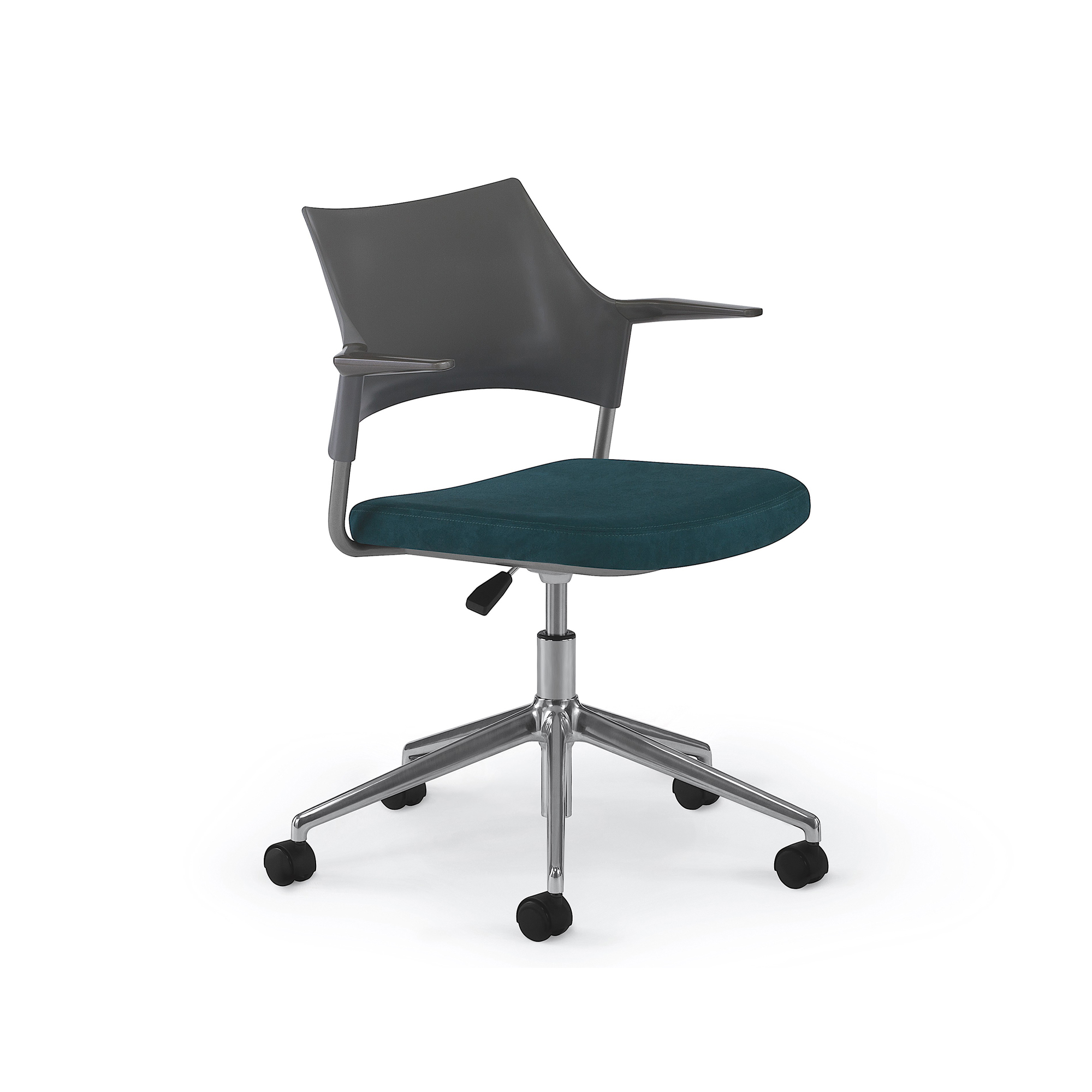 Faction Swivel, Poly Back, Cantilever Arms