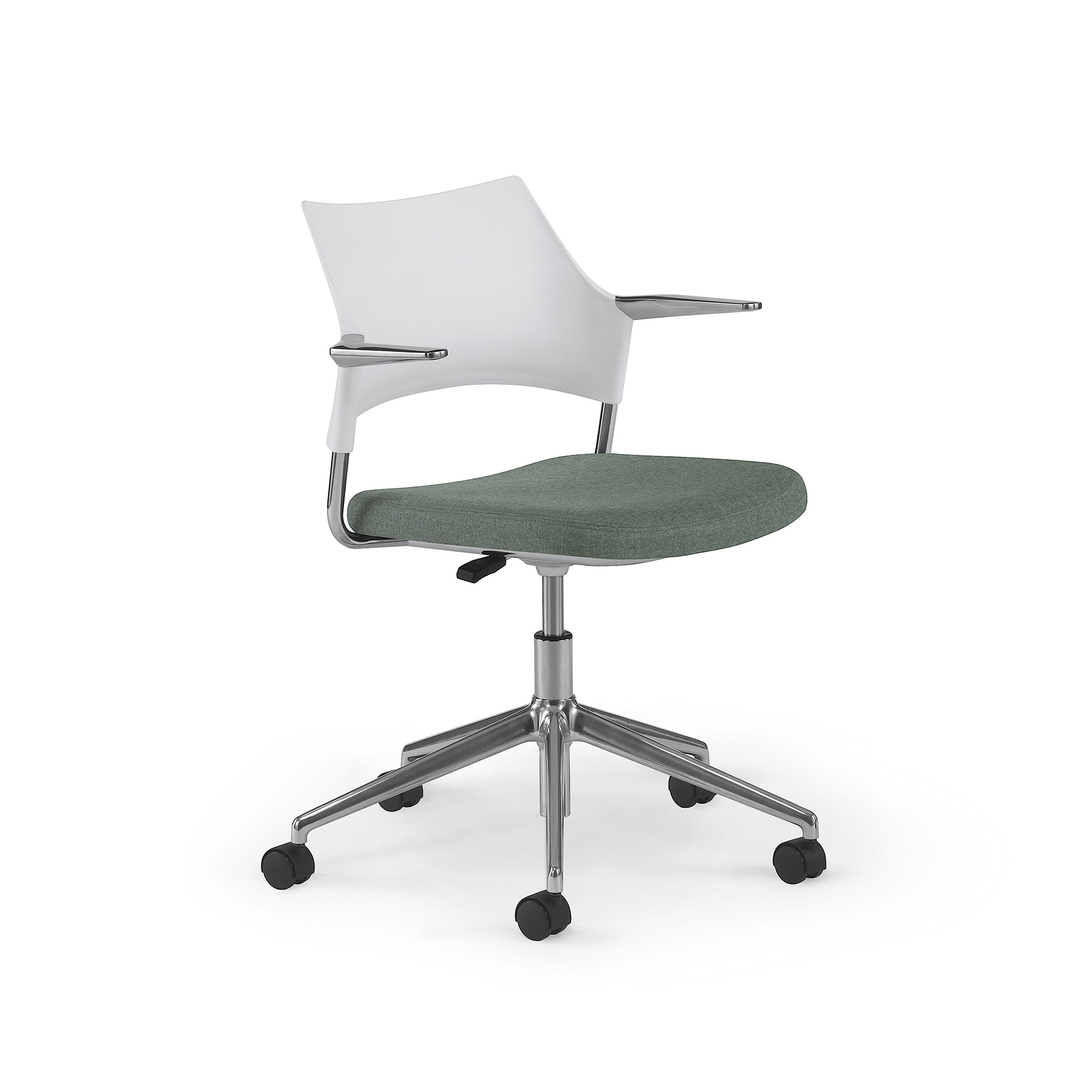 Faction Swivel, Poly Back, Cantilever Arms