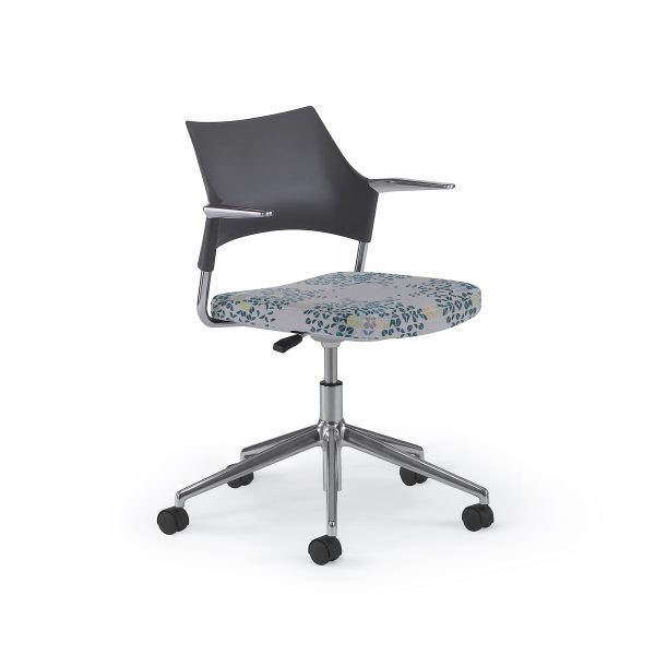 Faction Swivel, Poly Back, Cantilever Arms