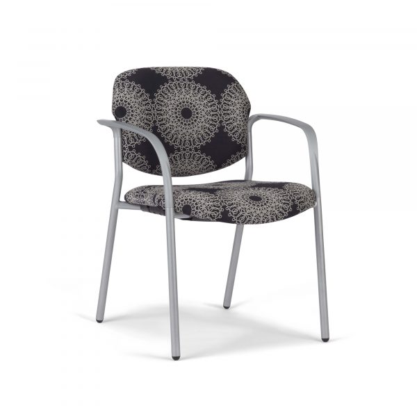 Chance Guest Chair, Arms, Glides