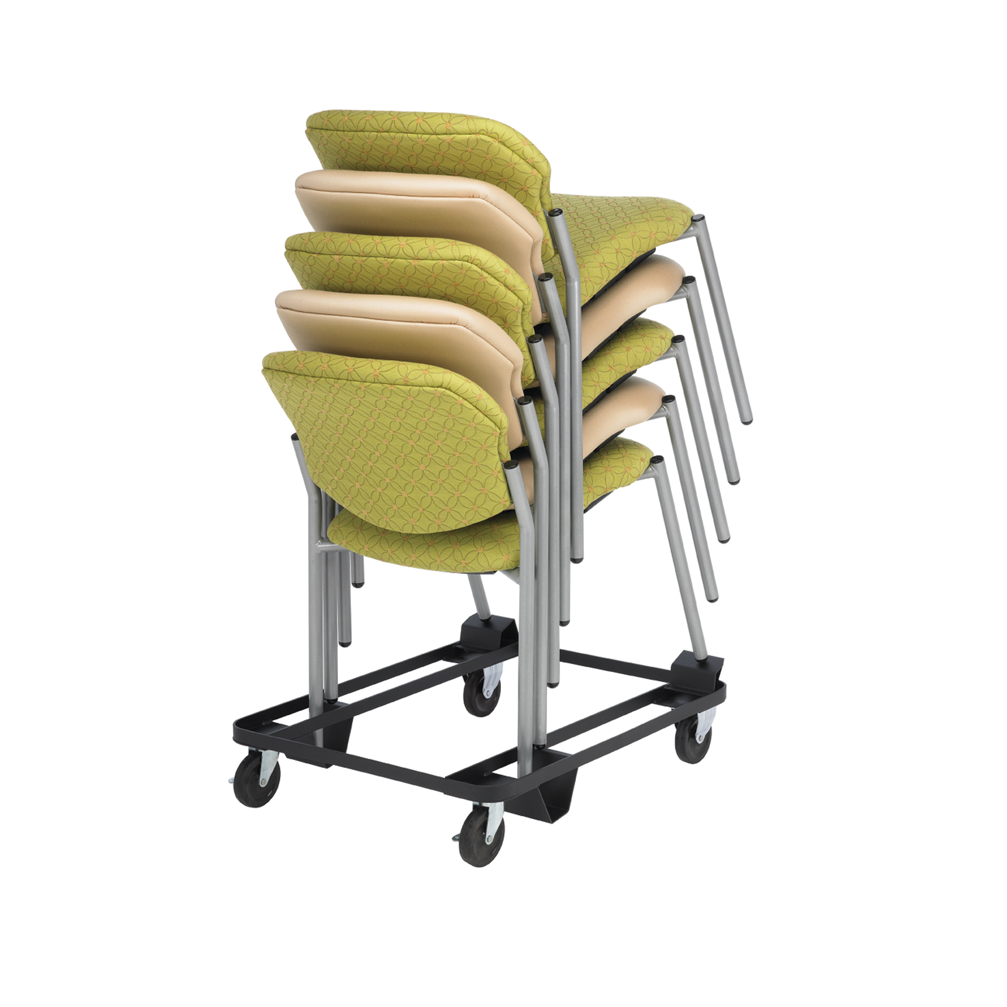Chance Stack Chairs on Dolly