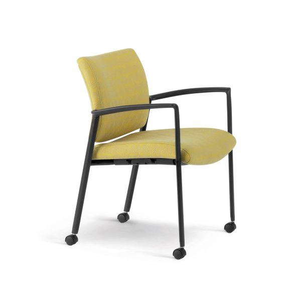 Mozie Guest Chair, Casters