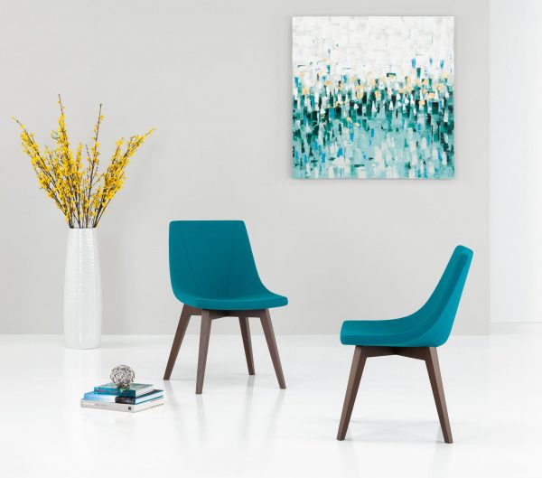 Chirp Guest Chairs, Wood Legs