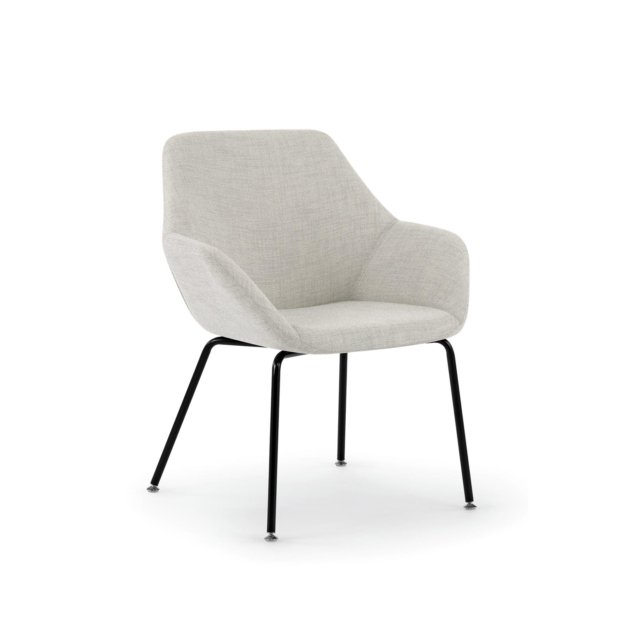 Melina Guest Chair, 4-Leg Metal Base