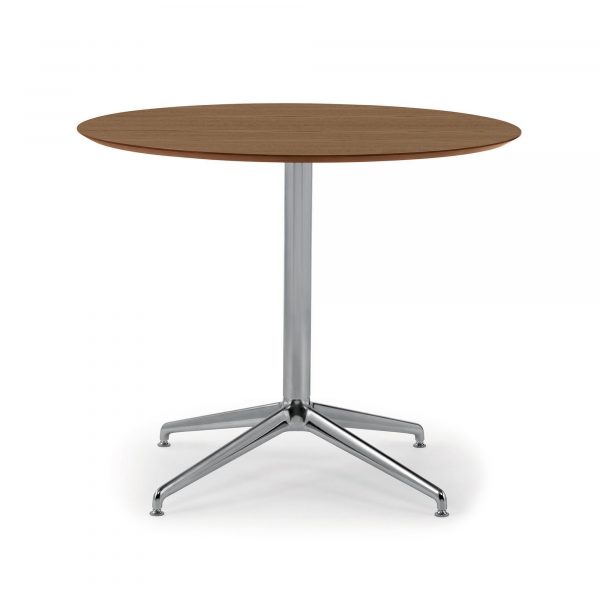 Melina Meeting Table, Round Top, Veneer Finish