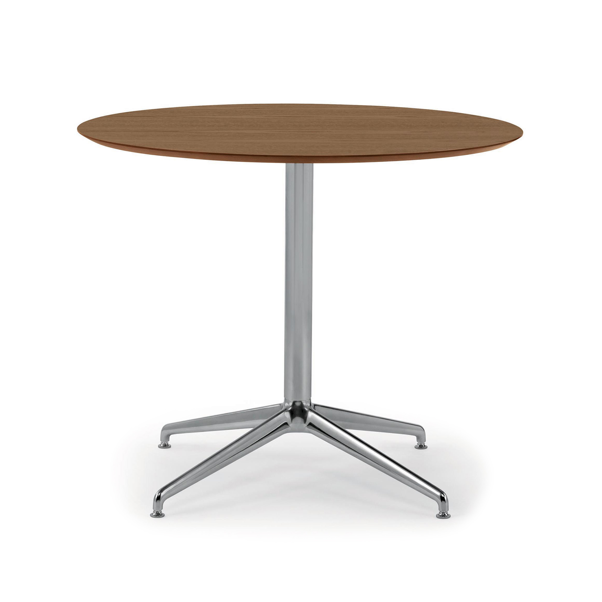 Melina Meeting Table, Round Top, Veneer Finish