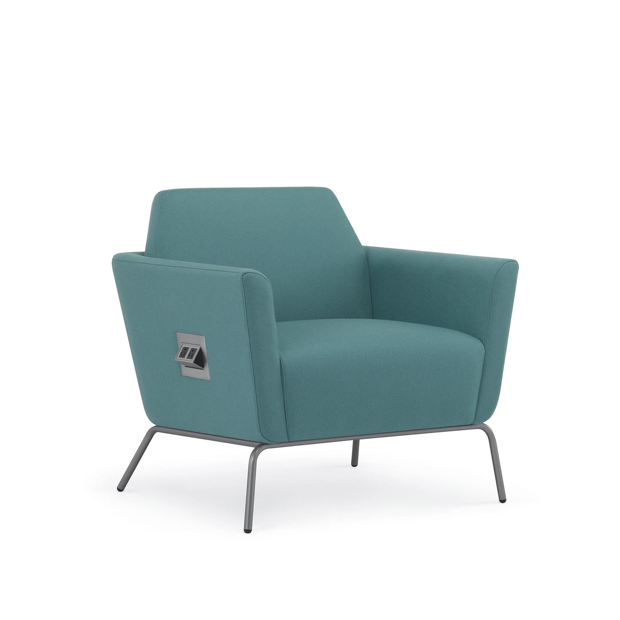 Clipse Lounge Chair with Glides and Power Unit