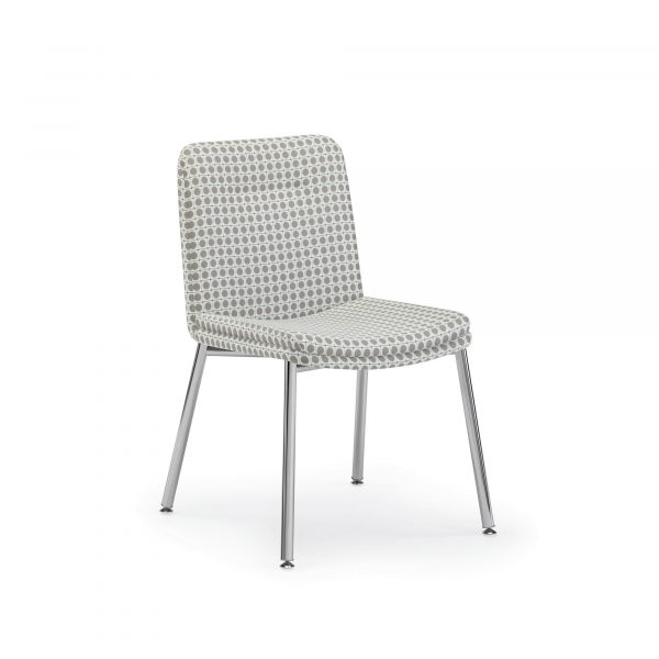 Hado Guest Chair, Metal Legs