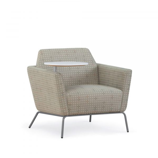 Clipse Lounge Chair with Glides and Tablet