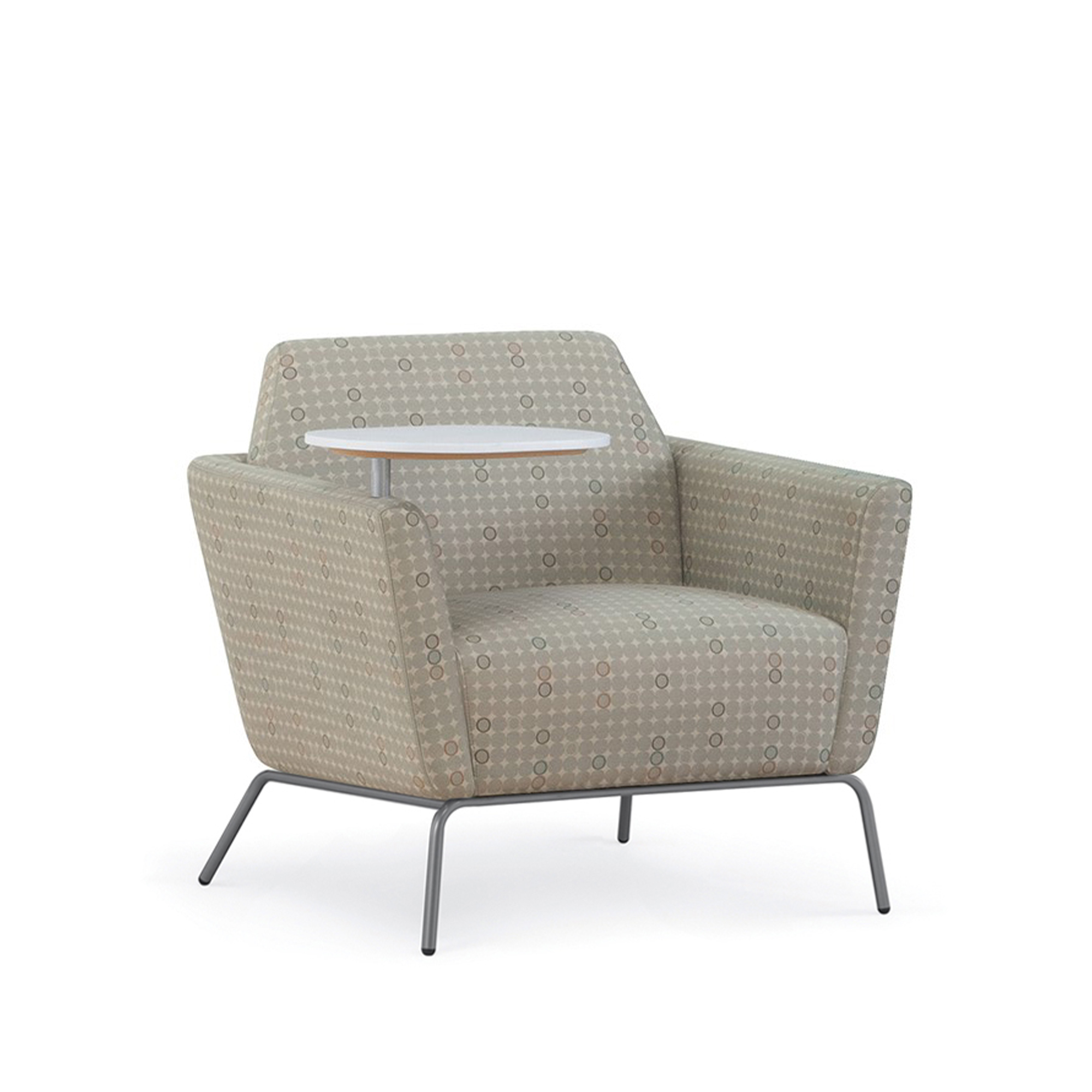 Clipse Lounge Chair with Glides and Tablet