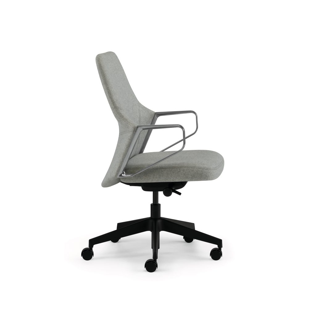 Faction Executive Chair, Mid-Back, Loop Arms
