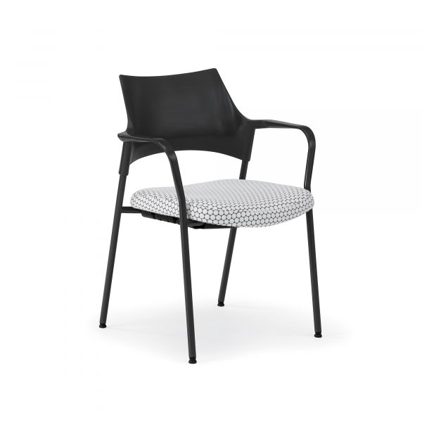 Faction Guest Chair, Poly Back with Loop Arms