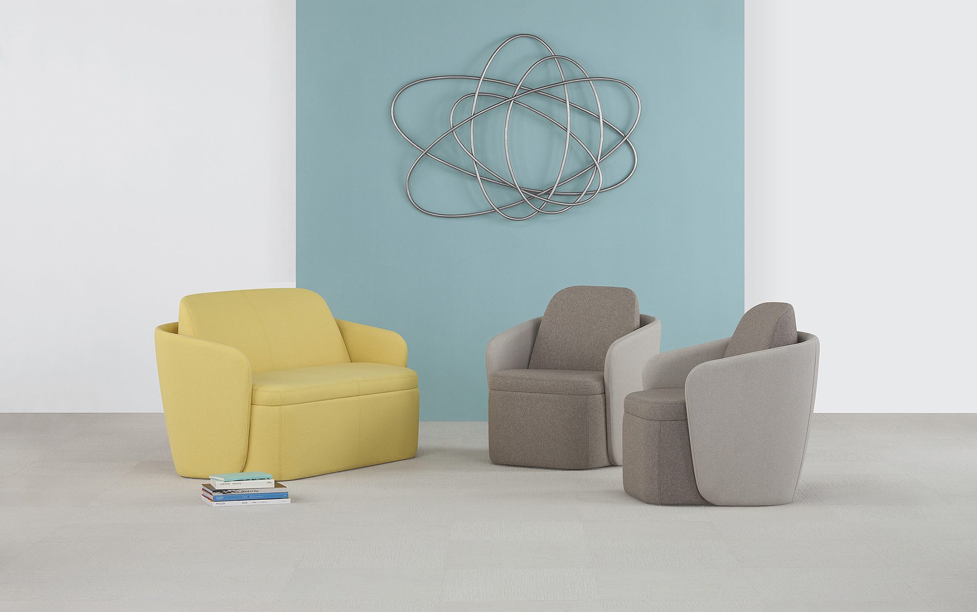 GoGo Love Seat and Lounge Chairs