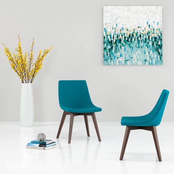 Chirp Guest Chairs, Wood Legs