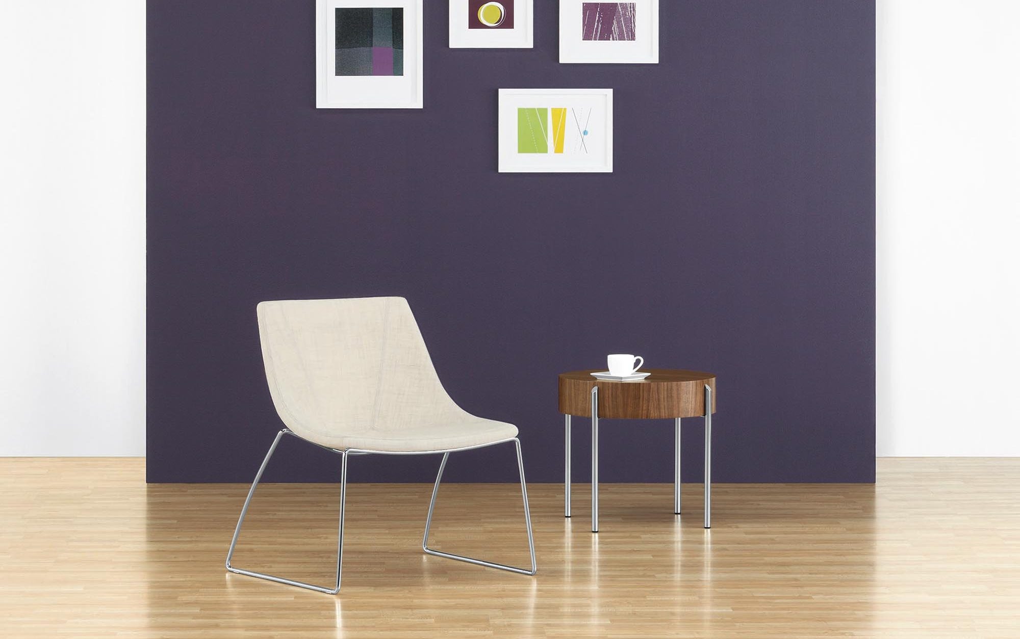 Chirp Lounge Chair with Kenzie Occasional Table