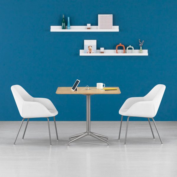 Melina Meeting Table, Veneer Top, Small Casual Meeting Environment