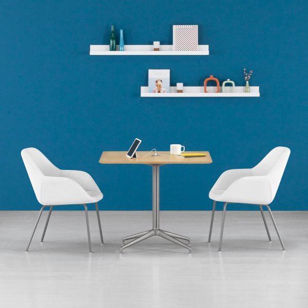 Melina Meeting Table, Veneer Top, Small Casual Meeting Environment