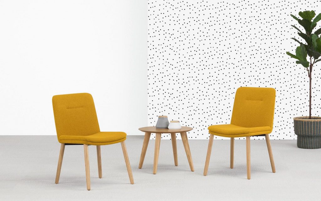 Hado Guest Chairs and Occasional Table