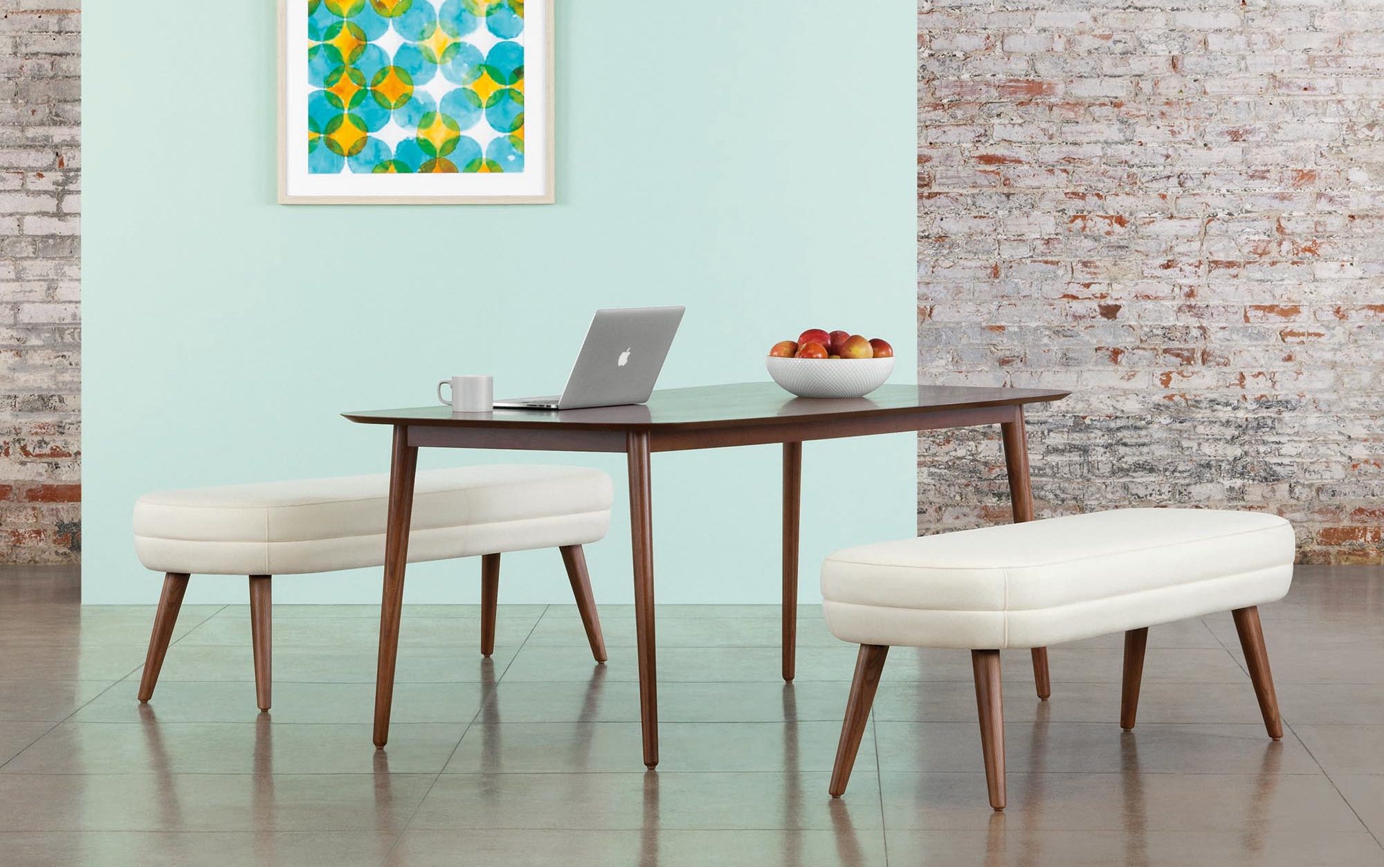 Hado Benches with Hado Meeting Table