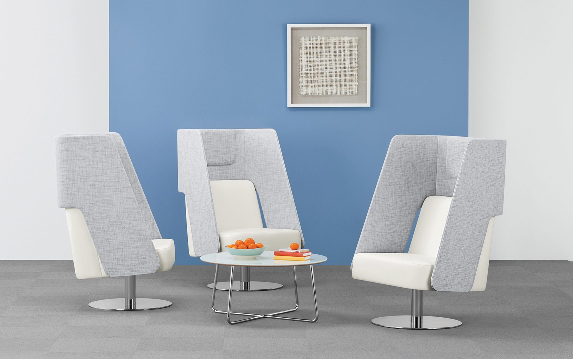 Visor Private Lounge Chairs, Swivel Base