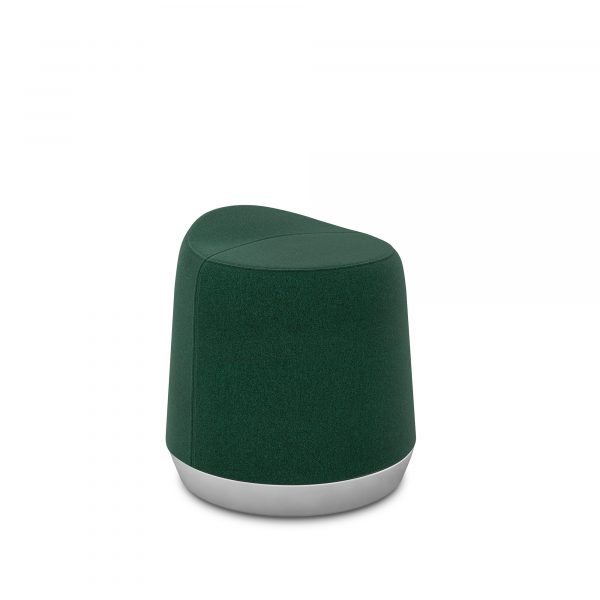 Loupe Stool, Silver Base