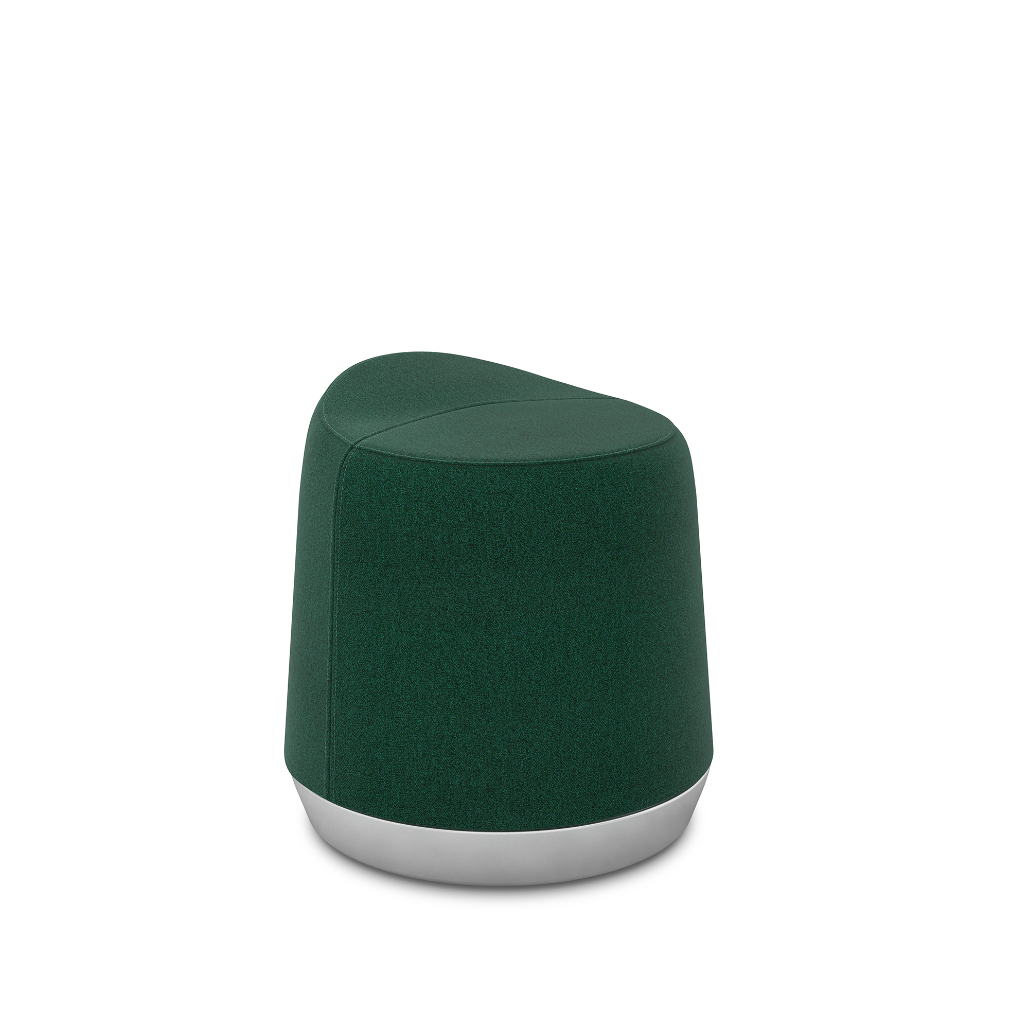 Loupe Stool, Silver Base