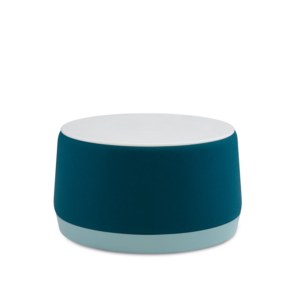 Loupe Table, Solid Surface Top