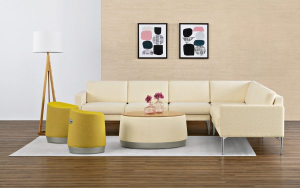 Loupe Stools with Uptown Social Modular