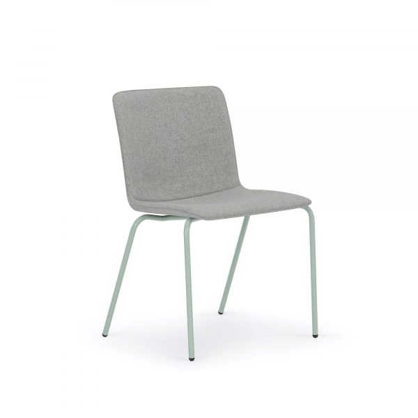 Kitsy Guest Chair, Metal Legs, Armless