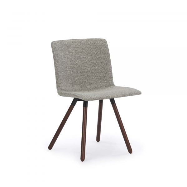 Kitsy Guest Chair, Wood Legs