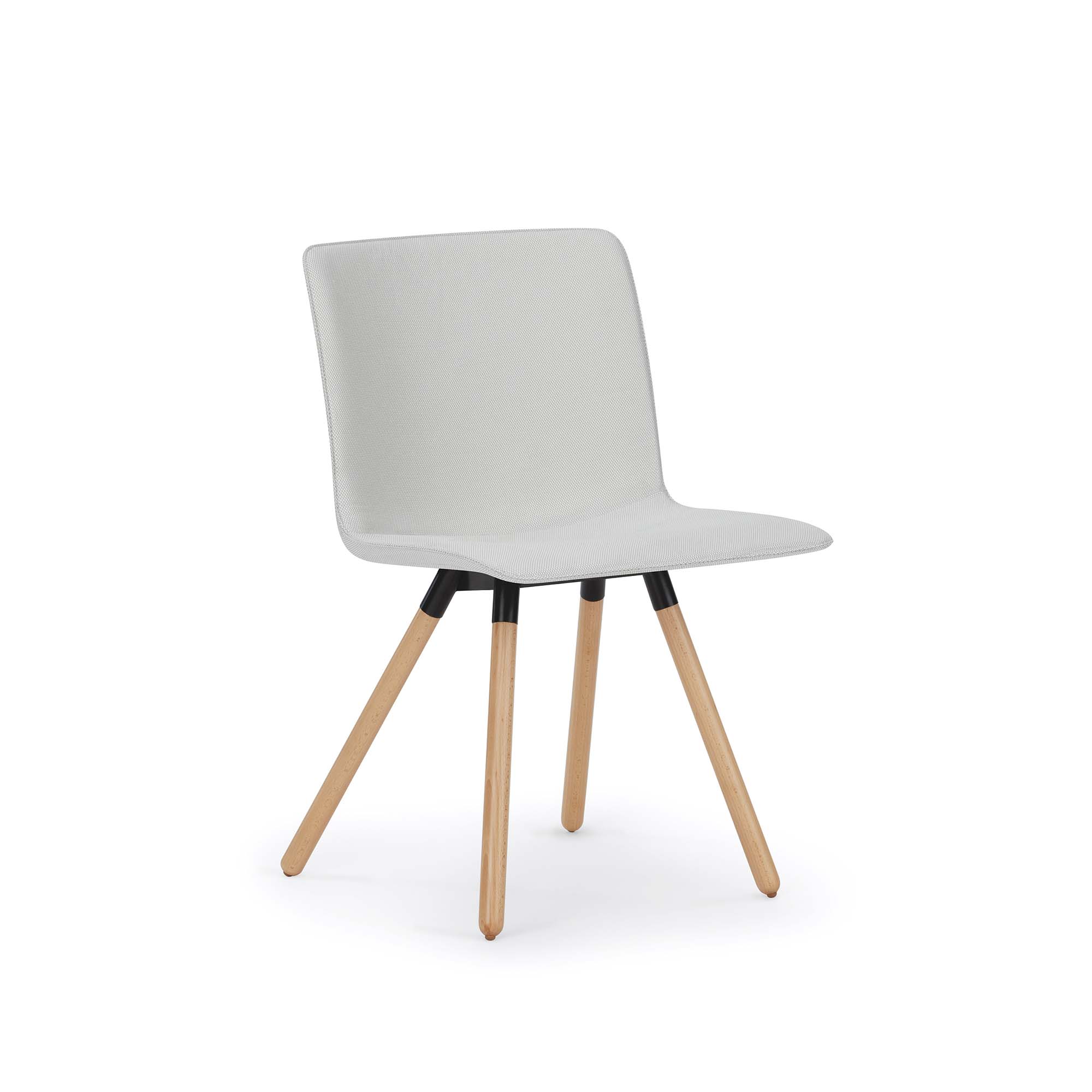 Kitsy Guest Chair, Wood Legs
