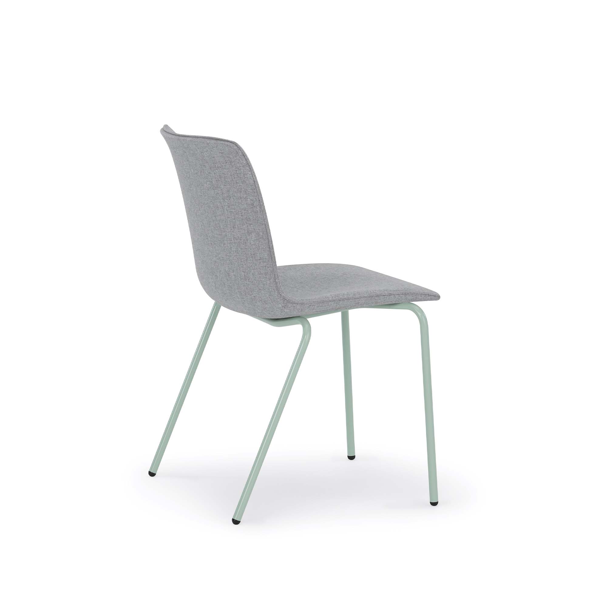 Kitsy Guest Chair, Metal Legs, Armless