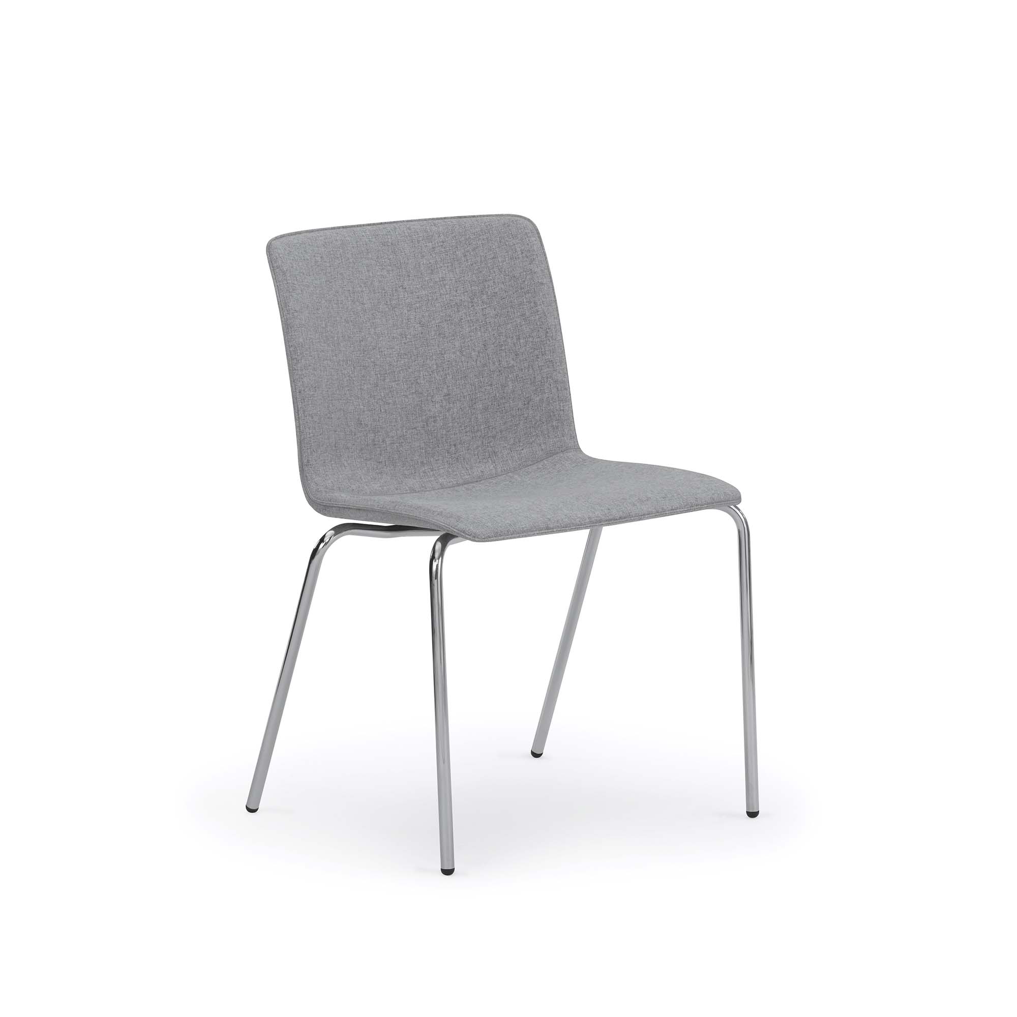 Kitsy Guest Chair, Metal Legs, Armless