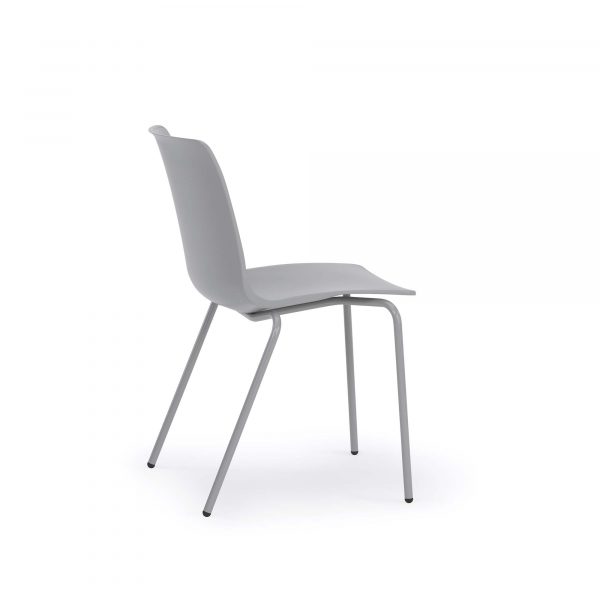 Kitsy Guest Chair, Metal Legs, Armless