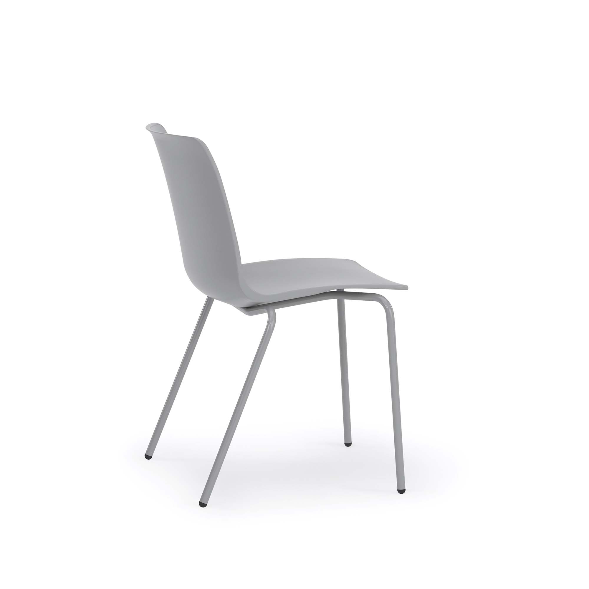 Kitsy Guest Chair, Metal Legs, Armless
