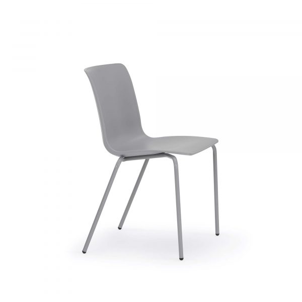 Kitsy Guest Chair, Metal Legs, Armless