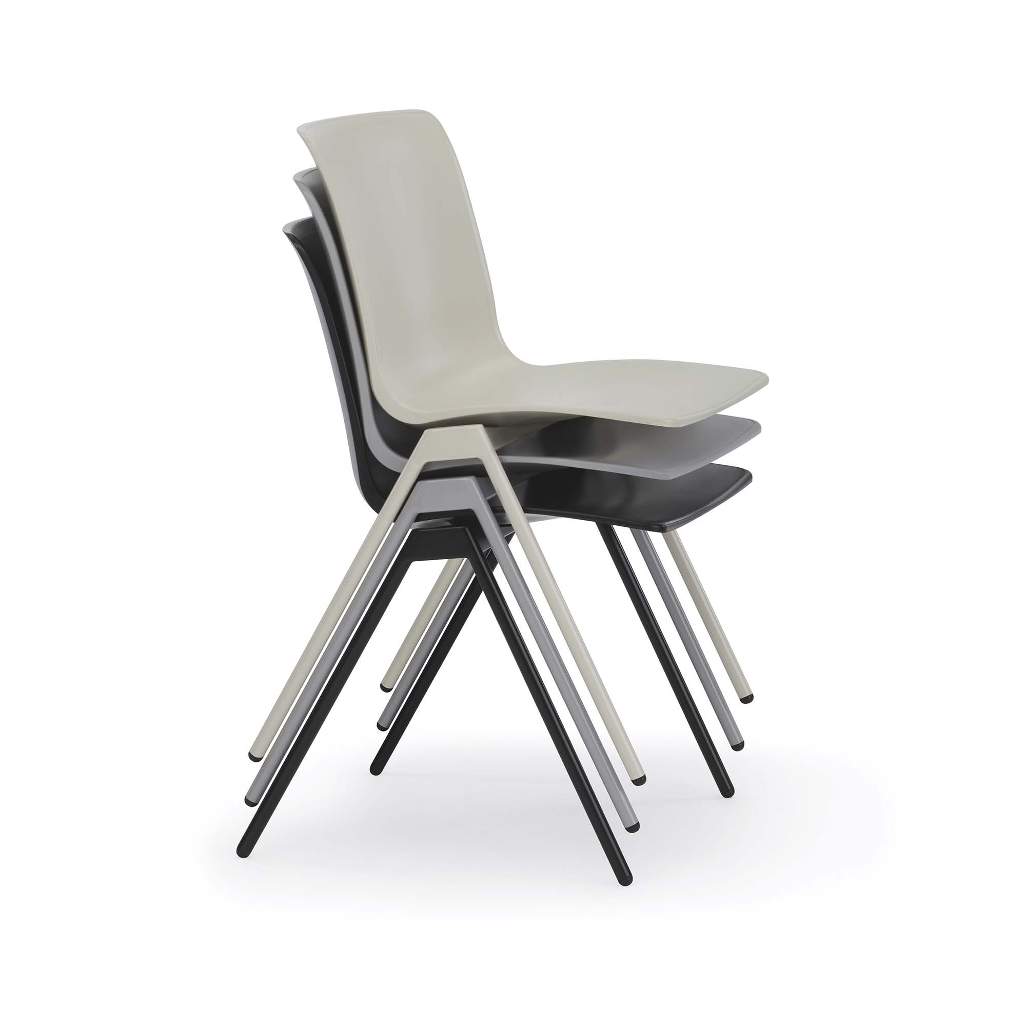 Kitsy Guest Chairs, A-Frame Base, Stacked