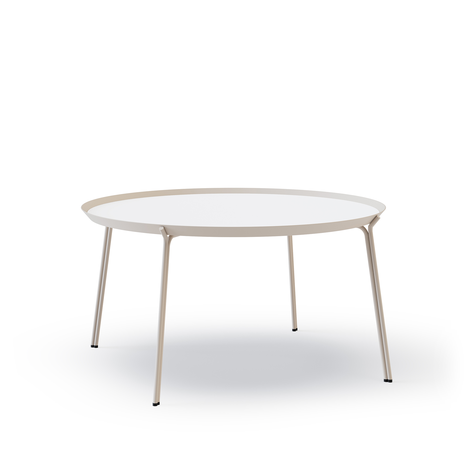 Romp Occasional Table, Solid Surface Top