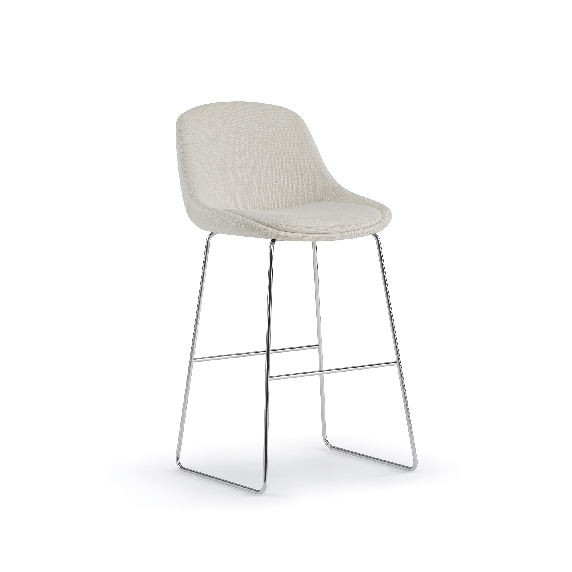 Hoom Stool, Wire Rod Metal Base
