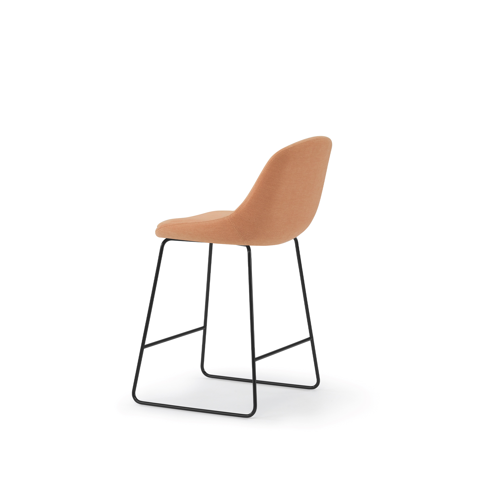 Hoom Stool, Wire Rod Metal Base, Counter Height