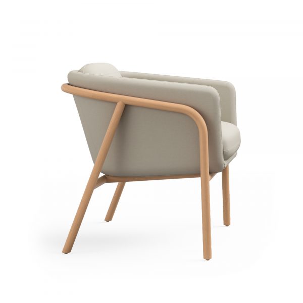Mayland Guest, Natural Beech, Side View