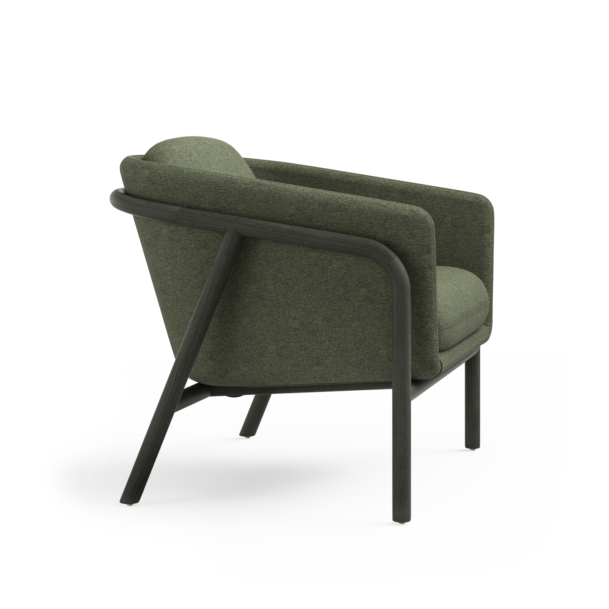 Mayland Lounge, Super Matte Sable Beech, Side View