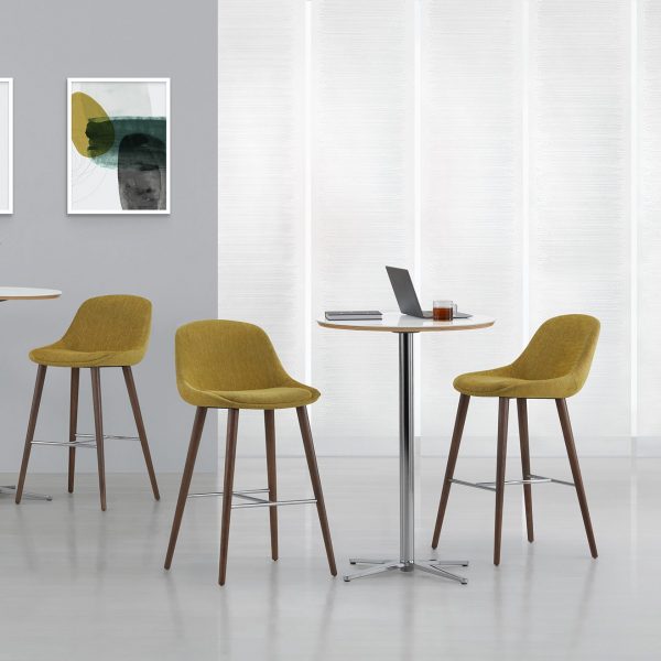 Hoom Stools with Flirt Round Café Tables