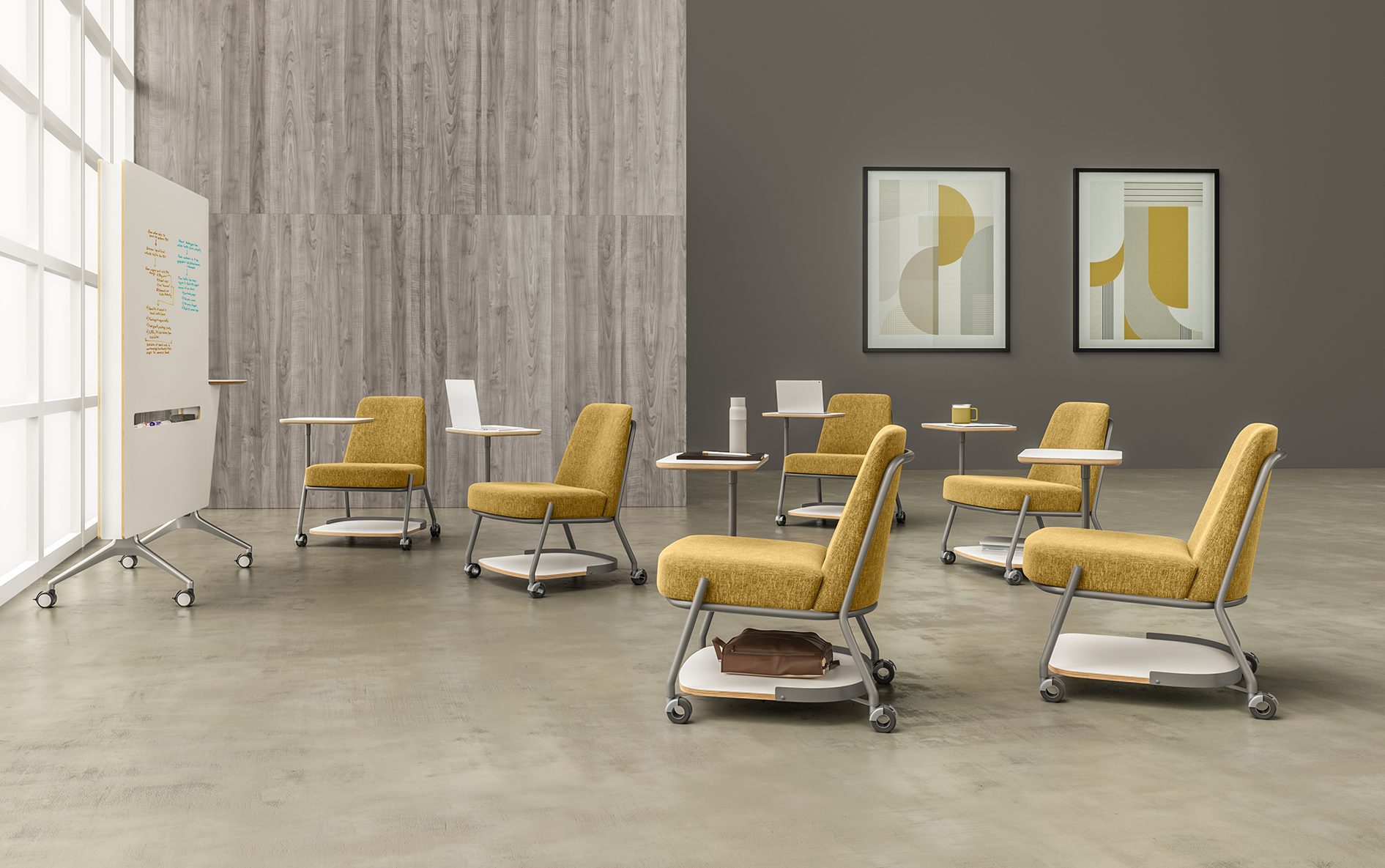 Kuvi Work Lounge Chairs, Training Application