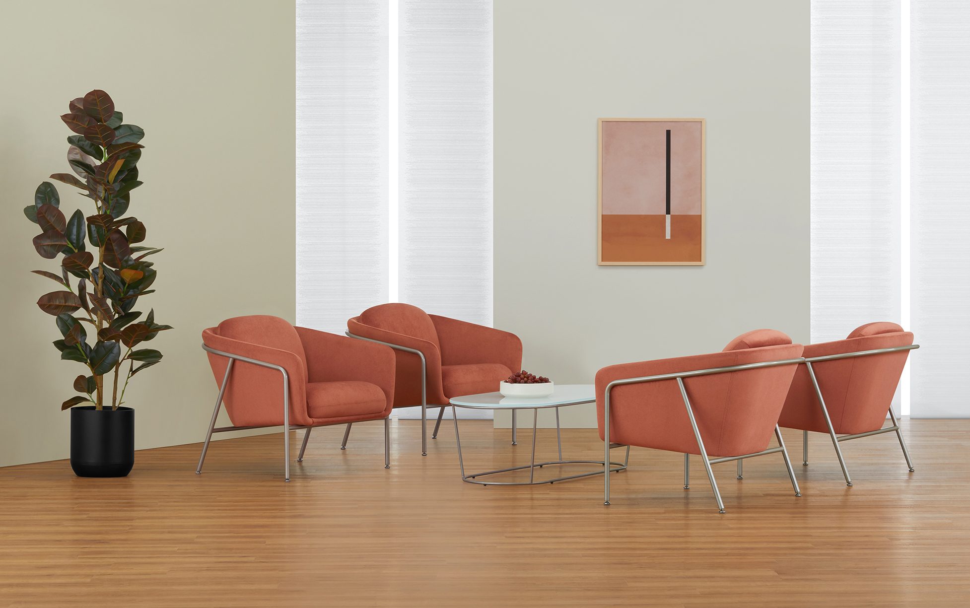 Mayland Lounge, Metal Frame, Lobby Environment