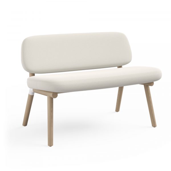Sunny Settee, White Connector