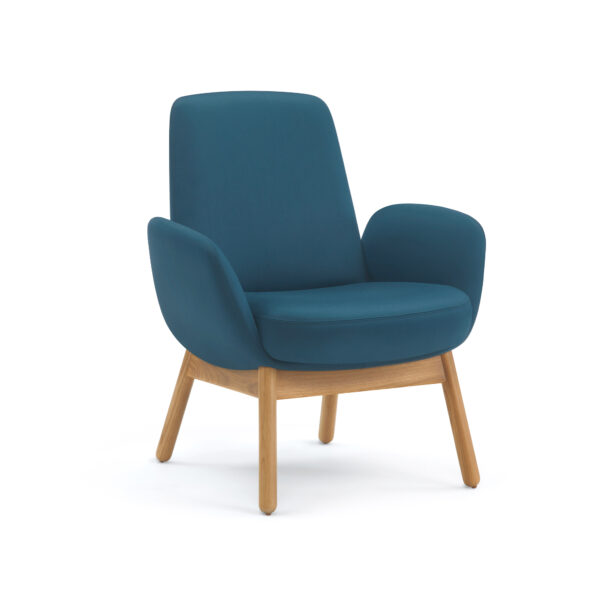 Plumeya HB Lounge, Wood Legs 2