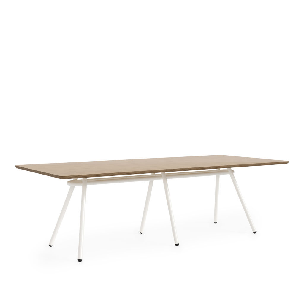 Cromo 42x96x29 Meeting Table, Veneer Top